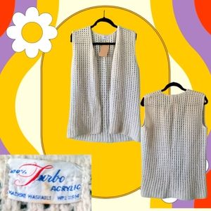 Vintage Crochet Vest